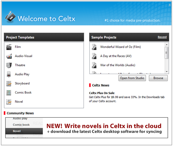 celtx english app for mac